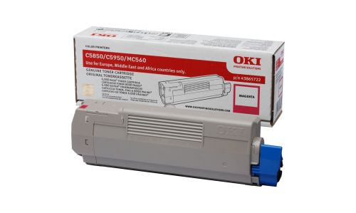 OKI C-5850/5950/MC560 Toner Magenta 6k-Desc , Oki , OKI43865722 , 5031713039860